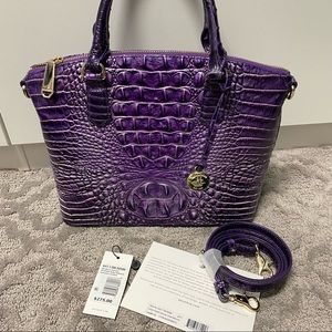 Brahmin duxbury bag ultraviolet purple leather like new